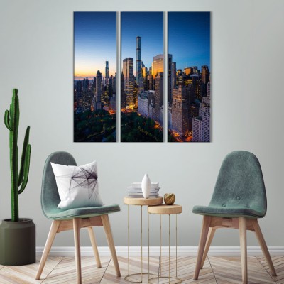 Houseart Νέα Υόρκη από ψηλά, Πόλεις - Ταξίδια, Multipanel, 99 x 101 εκ.