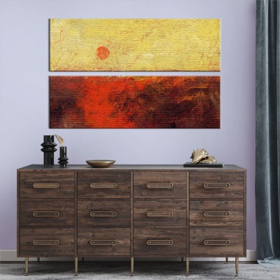 Houseart Ηλιοβασίλεμα Ελαιογραφία, Ζωγραφική, Multipanel, 120 x 74 εκ.