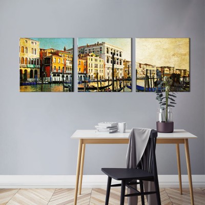 Houseart Βενετία, Ζωγραφική, Multipanel, 150 x 50 εκ.