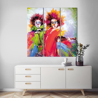 Houseart Κλόουν, Ζωγραφική, Multipanel, 99 x 101 εκ.