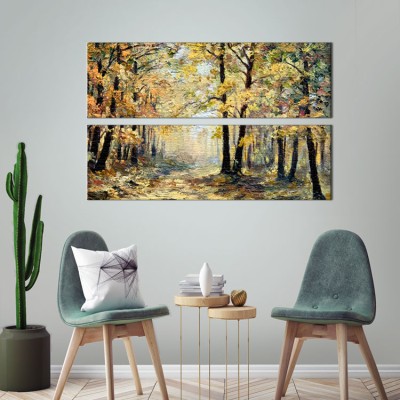 Houseart Δάσος, Ζωγραφική, Multipanel, 120 x 74 εκ.