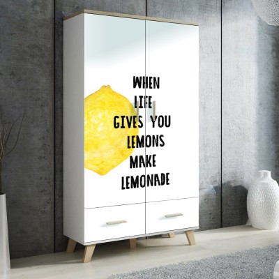 Lemonade, Φράσεις, Αυτοκόλλητα ντουλάπας, 100 x 125 εκ.
