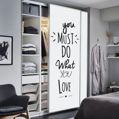 Houseart You must do ..., Φράσεις, Αυτοκόλλητα ντουλάπας, 100 x 100 εκ.