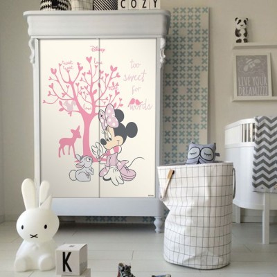 Too sweet for words, Minnie Mouse Disney Αυτοκόλλητα ντουλάπας 65 x 185 cm (26467)