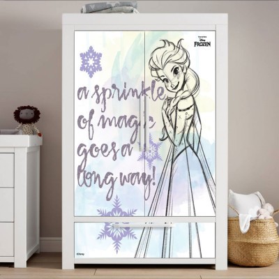 A sprinkle of magic goes a long way, Frozen Disney Αυτοκόλλητα ντουλάπας 65 x 185 cm (22941)