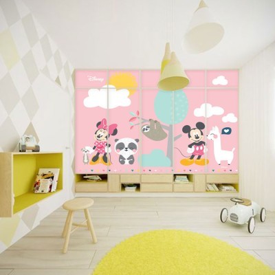 O Mickey και η Minnie στην εξοχή Disney Αυτοκόλλητα ντουλάπας 65 x 185 cm (25610)