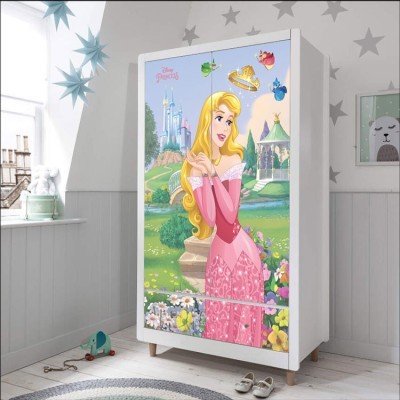 Aurora, Princess!, Παιδικά, Αυτοκόλλητα ντουλάπας, 100 x 100 εκ.