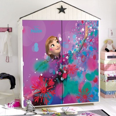 Anna, Frozen, Παιδικά, Αυτοκόλλητα ντουλάπας, 100 x 100 εκ.