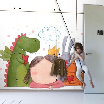 Little Princess Παιδικά Αυτοκόλλητα ντουλάπας 61 x 185 cm (36179)