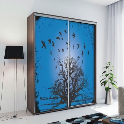 Διακόσμηση παιδικού δωματίου House Art - ΣΗΜΑΝΤΙΚΟ: Σε περίπτωση διαφοράς τιμής από το κατάστημα ισχύει παντα και μόνο η τιμή του καταστήματος Δέντρο, Φύση, Αυτοκόλλητα ντουλάπας, 119 x 84 εκ.