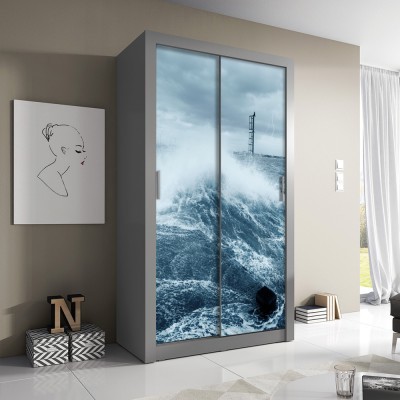 Storm, Φύση, Αυτοκόλλητα ντουλάπας, 100 x 152 εκ.