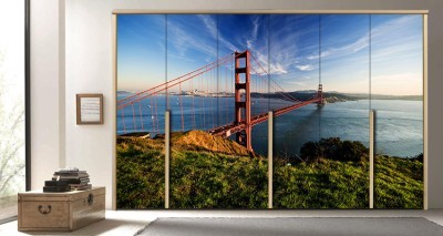 Σαν Φρανσίσκο Πόλεις – Ταξίδια Αυτοκόλλητα ντουλάπας 65 x 185 cm (10906)