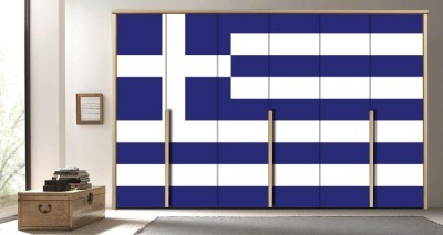 Ελλάδα Πόλεις – Ταξίδια Αυτοκόλλητα ντουλάπας 65 x 185 cm (14259)