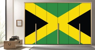 Τζαμάικα Πόλεις – Ταξίδια Αυτοκόλλητα ντουλάπας 65 x 185 cm (14263)