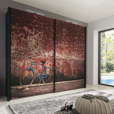 Διακόσμηση παιδικού δωματίου House Art - ΣΗΜΑΝΤΙΚΟ: Σε περίπτωση διαφοράς τιμής από το κατάστημα ισχύει παντα και μόνο η τιμή του καταστήματος Παλιό ρετρό ποδήλατο, Vintage, Αυτοκόλλητα ντουλάπας, 1