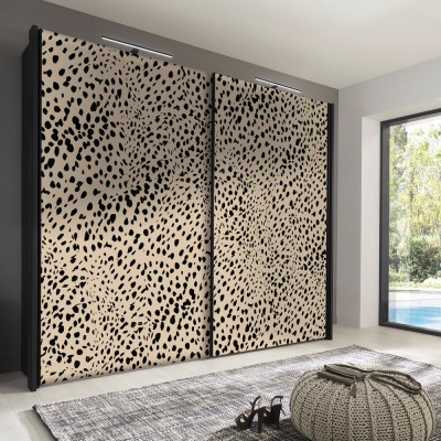 Leopard Pattern, Φόντο – Τοίχοι, Αυτοκόλλητα ντουλάπας, 100 x 72 εκ. (55712)