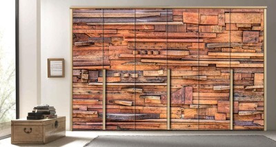 Ξύλινος τοίχος Φόντο – Τοίχοι Αυτοκόλλητα ντουλάπας 65 x 185 cm (11268)