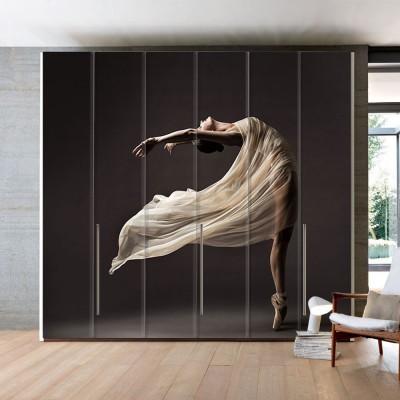 Χορεύτρια, Διάφορα, Αυτοκόλλητα ντουλάπας, 100 x 93 εκ. (55670)