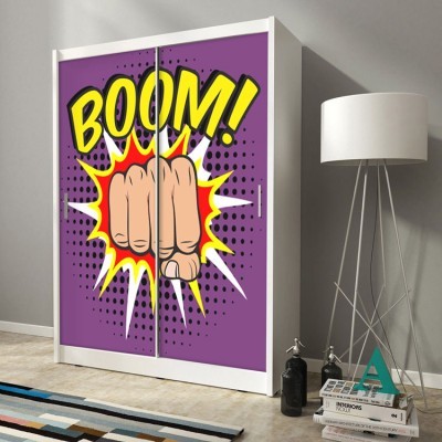 Boom! Κόμικς Αυτοκόλλητα ντουλάπας 65 x 185 cm (12414)