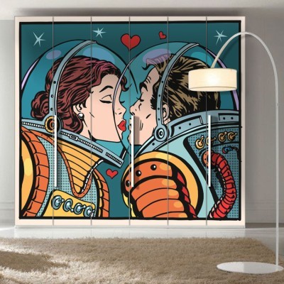 Διαστημικό Φίλι Κόμικς Αυτοκόλλητα ντουλάπας 65 x 185 cm (19257)