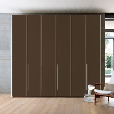 Chocolate-Brown Μονόχρωμα Αυτοκόλλητα ντουλάπας 65 x 185 cm (20200)