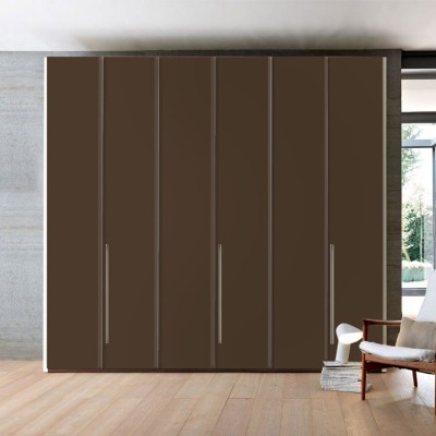 Houseart Chocolate-Brown, Μονόχρωμα, Αυτοκόλλητα ντουλάπας, 40 x 123 εκ.