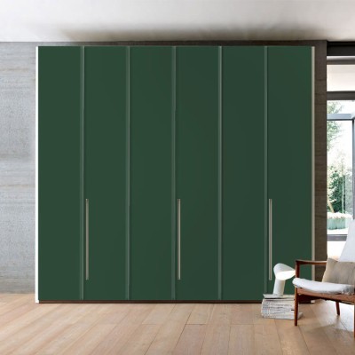 Dark-Green Μονόχρωμα Αυτοκόλλητα ντουλάπας 65 x 185 cm (20196)