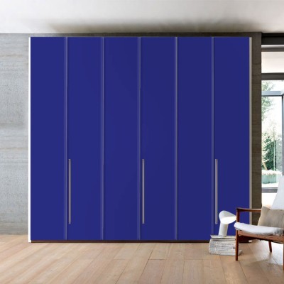 Houseart Electric-Blue, Μονόχρωμα, Αυτοκόλλητα ντουλάπας, 40 x 123 εκ.