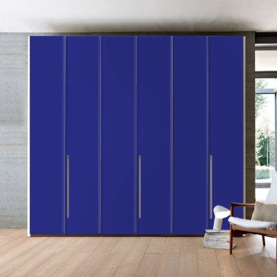 Houseart Electric-Blue, Μονόχρωμα, Αυτοκόλλητα ντουλάπας, 40 x 123 εκ.