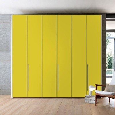 Lemon-Yellow, Μονόχρωμα, Αυτοκόλλητα ντουλάπας, 40 x 12