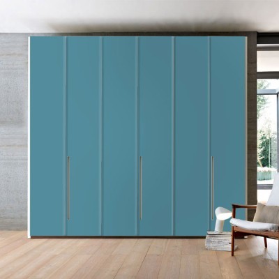 Light-Blue Μονόχρωμα Αυτοκόλλητα ντουλάπας 65 x 185 cm (20187)