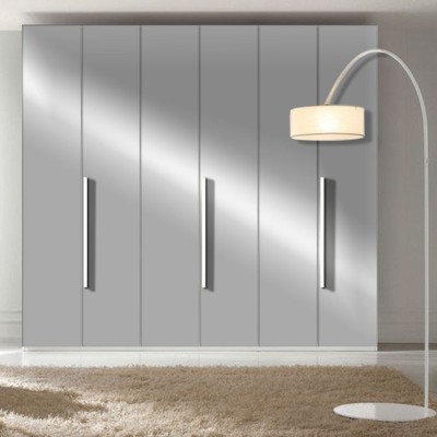 Silver, Μονόχρωμα, Αυτοκόλλητα ντουλάπας, 40 x 123 εκ.