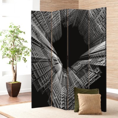 Houseart Αφηρημένη κατασκευή 3D, Τεχνολογία - 3D, Παραβάν, 160 x 180 εκ. [Τετράφυλλο]