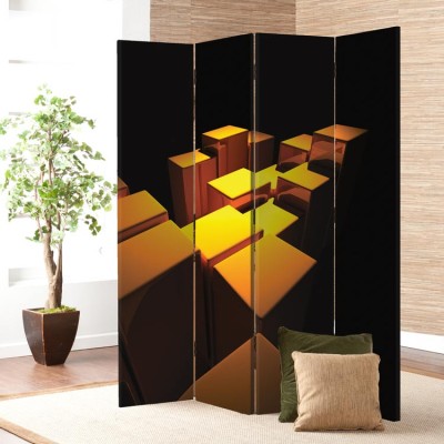 Houseart Αρχιτεκτονικό σχέδιο, Τεχνολογία - 3D, Παραβάν, 160 x 180 εκ. [Τετράφυλλο]