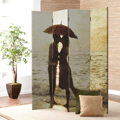 Φιλί, Vintage, Παραβάν, 80 x 180 εκ. [Δίφυλλο]