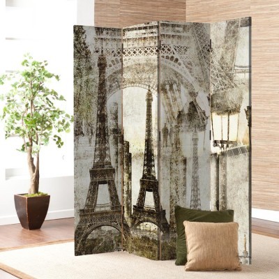 Vintage Παρίσι, Vintage, Παραβάν, 80 x 180 εκ. [Δίφυλλο]