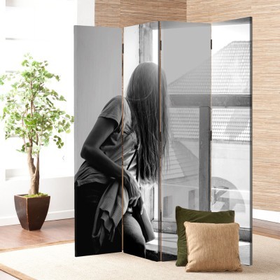 Κοπέλα στο Παράθυρο, Άνθρωποι, Παραβάν, 80 x 180 εκ. [Δίφυλλο]