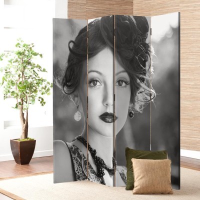 Φωτογραφία εποχής, Άνθρωποι, Παραβάν, 80 x 180 εκ. [Δίφυλλο]