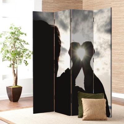 Άνθρωπος που έχει τον ήλιο στα χέρια, Άνθρωποι, Παραβάν, 80 x 180 εκ. [Δίφυλλο]