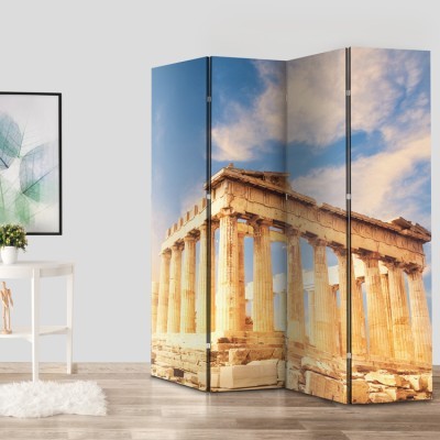 Η Ακρόπολη το ηλιοβασίλεμα, Ελλάδα - Διακοπές, Παραβάν, 80 x 180 εκ. [Δίφυλλο]