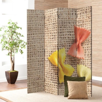 Ζυμαρικά πάνω σε λινάτσα, Φαγητό & Ποτό, Παραβάν, 80 x 180 εκ. [Δίφυλλο]