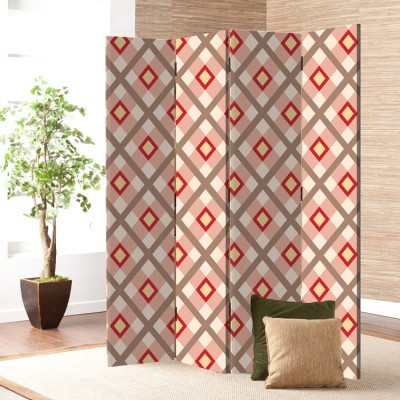 Vintage Μοτίβο, Φόντο, Παραβάν, 80 x 180 εκ. [Δίφυλλο]