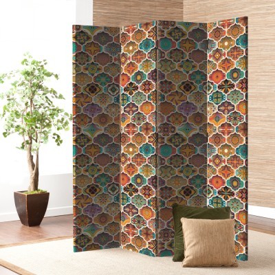 Μωσαϊκό Πολύχρωμο, Φόντο, Παραβάν, 80 x 180 εκ. [Δίφυλλο]