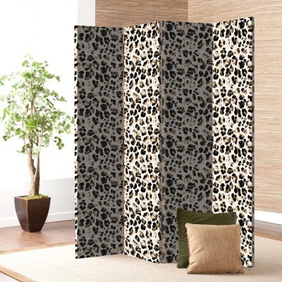 Λεοπάρ Μοτίβο, Φόντο, Παραβάν, 80 x 180 εκ. [Δίφυλλο]