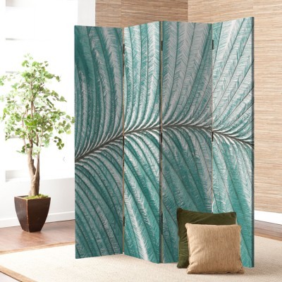 Τυρκουάζ φτερό, Φόντο, Παραβάν, 80 x 180 εκ. [Δίφυλλο]