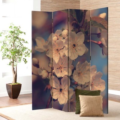 Houseart Άνθος μηλιάς, Φόντο, Παραβάν, 160 x 180 εκ. [Τετράφυλλο]