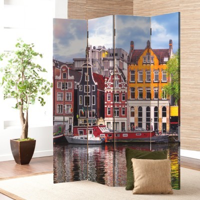 Άμστερνταμ, Πόλεις, Παραβάν, 80 x 180 εκ. [Δίφυλλο]