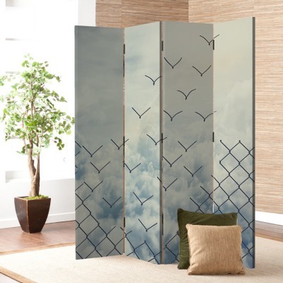 Ελευθερία, Φύση, Παραβάν, 80 x 180 εκ. [Δίφυλλο]