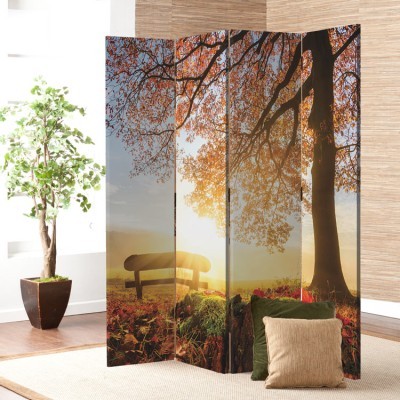 Φθινοπωρινό τοπίο, Φύση, Παραβάν, 80 x 180 εκ. [Δίφυλλο]