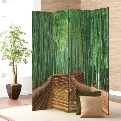 Δάσος από Μπαμπού, Φύση, Παραβάν, 80 x 180 εκ. [Δίφυλλο]